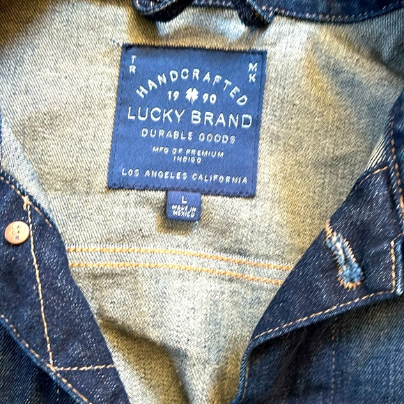 Lucky Brand Jackets & Blazers - Lucky band dark denim jacket great condition 💙